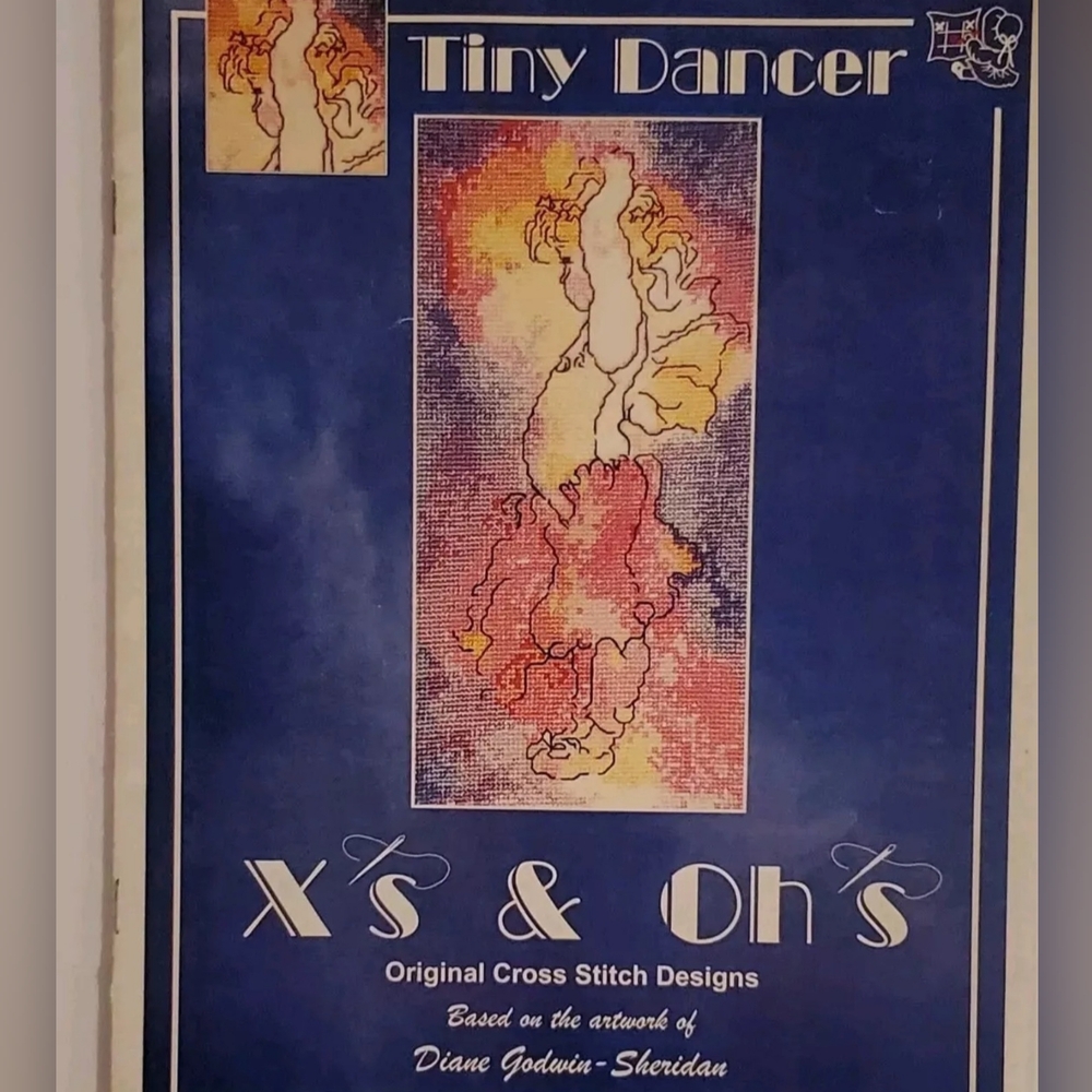 X's & O's Tiny Dancer Cross Stitch Pattern Book Ballet Girl